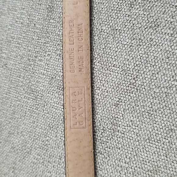 Laura Gayle 90s black snake belt size Large - Picture 3 of 6